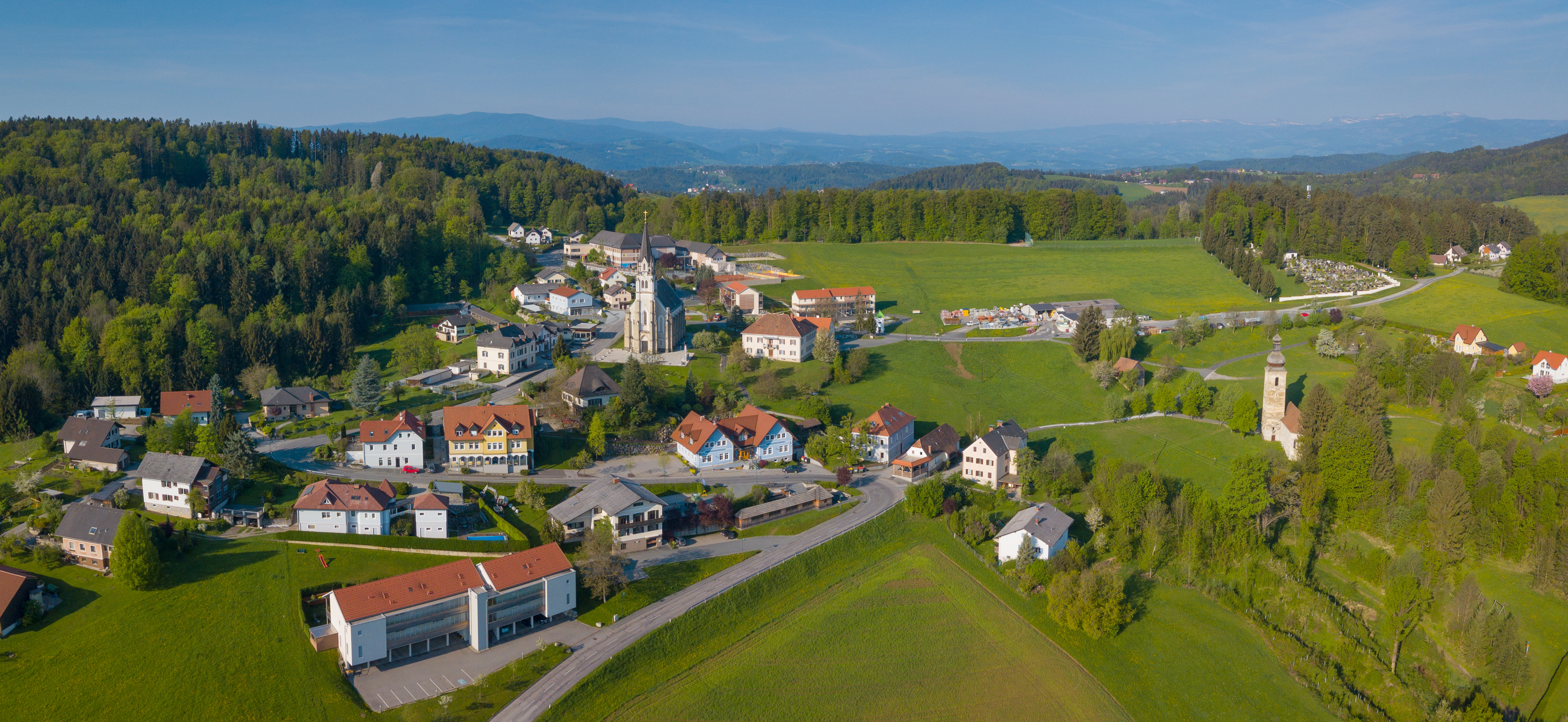 Luftaufnahme der Marktgemeinde